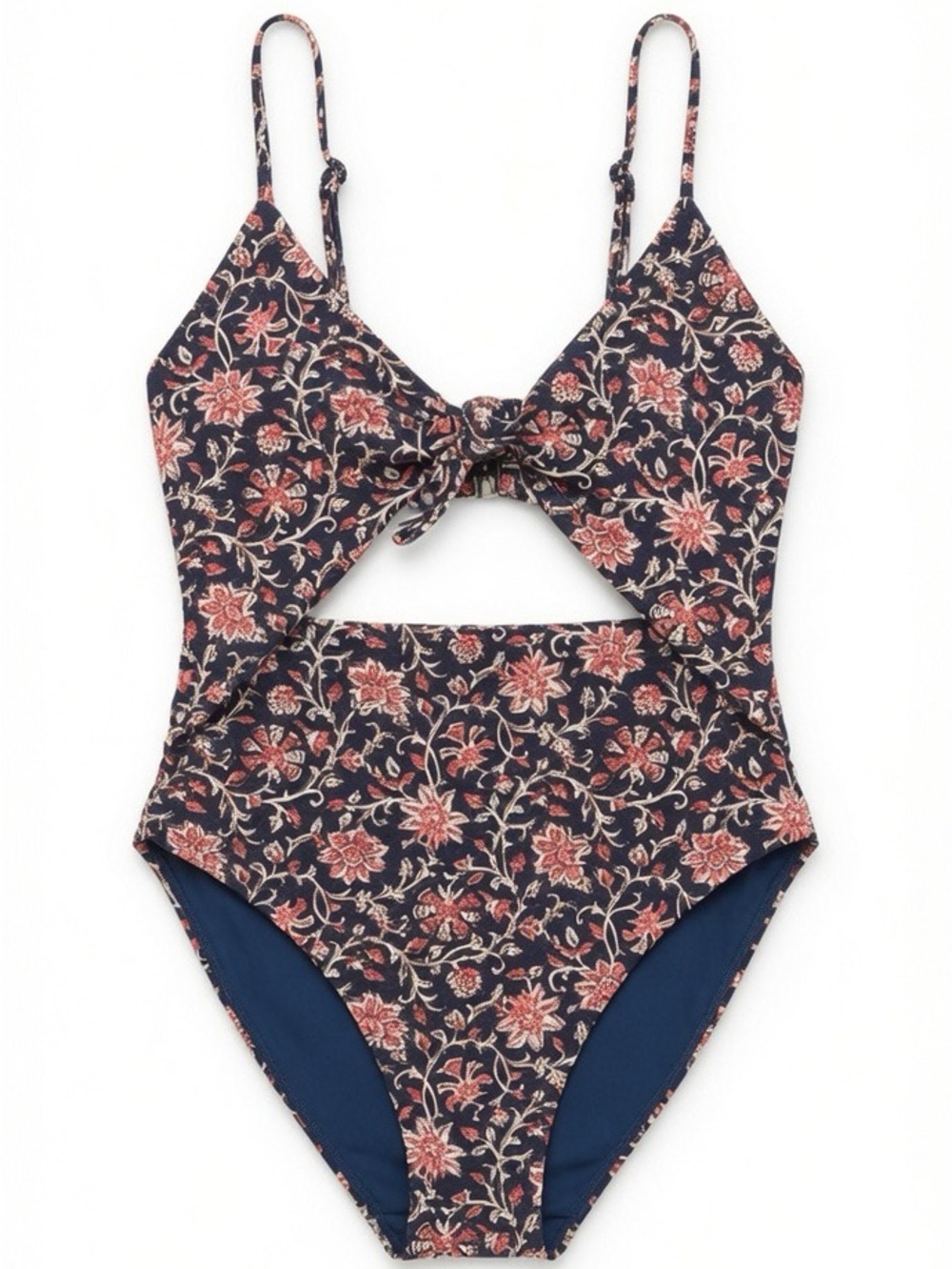 Veronica Beard Aniston Floral Cut-Out One-Piece Swimsuit XS